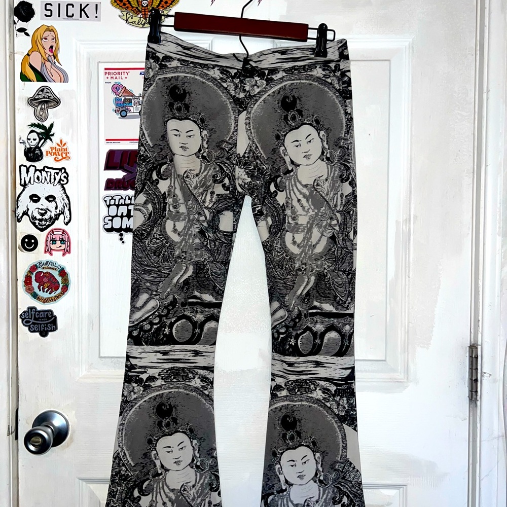 Medium stretchy bell bottoms